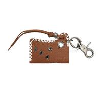 Porte-Clés Avec Pendentif,Porte-Clés Pendentif en Cuir PU avec Étui à Outils | Ornement À Rivets Métalliques Organisateur Portable Pour Toutes Activités Extérieures