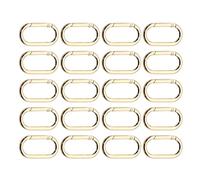 Porte-clés avec ressort en métal : kit de fermeture de 1,3 pouce, lien tactique de parachute, outil utilitaire | Connecteur de câble Guyline pour sac à dos, porte-bouteille d'eau, magasin