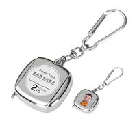 Porte-clés avec ruban à mesurer - Mètre à ruban | Mètre à ruban porte-clés rétractable, ruban en acier rétractable portable porte-clés, règle de mètre de ruban pour mesurer le corps, bamb