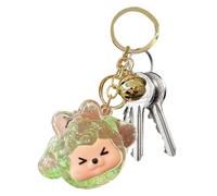 Porte-clés avec sables mouvants en forme de dessin animé, mignon porte-clés avec sables mouvants - Pendentif mignon pour sac de poupée,Porte-clés en forme de bande dessinée, pendentif sables mobiles