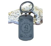 Porte-clés avec signe astrologique du zodiaque - Gravure au laser - Motif signe du zodiaque - Astrologie - Constellation
