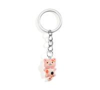 Porte-Clés Avec Un Chat Mignon, Cadeaux Créatifs En Résine, Parfait Comme Coffret Cadeau D'anniversaire Pour Femmes, SœU.S Ou Amis, Accessoire De Mode Pour Sacs Et Sacs à Dos