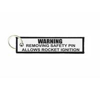 Porte Cles Aviation Keychain Moto Voiture Warning Removing Safety Pin Rocket R2