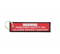 Porte Cles Aviation Keychain Moto Voiture Warning Removing Safety Pin Rocket R3