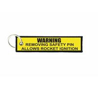Porte Cles Aviation Keychain Moto Voiture Warning Removing Safety Pin Rocket R6