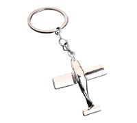 Porte-Clés Aviation,Porte-Clés Modèle Avion 3D | 3D Cadeau Anniversaire Noël Diplôme Pour Pilote Passionné Aviation Accessoire Sac à Dos