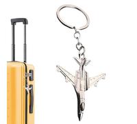 Porte-Clés Avion,Pendentif Pour Clés Thème Aéronautique | Porte-Clés 3D Cadeau Anniversaire Noël Diplôme Pour Pilote Passionné Aviation Accessoire Sac à Dos