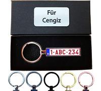 Porte-clés B4P - Plaque d'immatriculation belge - Cadeau personnalisé pour les amateurs de voiture - Personnalisable
