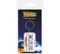 Porte-clés - Back To The Future - Outatime - Design unique - Sous licence - Mixte