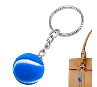 Porte-clés balle de tennis en peluche - Porte-clés pendentif sport 2 cm | sacde voiture mignon, récompense scolaire, sacà dos, décoration de sacà main, accessoire amusant en plein air, métal et fla