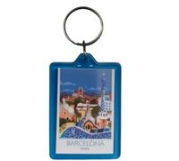 Porte-clés Barcelone Espagne fait main souvenir voyage vacances ville idée cadeau multicolore taille unique, Multicolore, taille unique