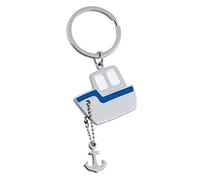 PORTE-CLÉS BARQUE AVEC ANCRE cod.EL7739 cm 7,5x4x1h by Varotto & Co.