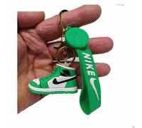Porte clés basket NIKE de 6 cm avec son dragonne de 10 cm plusieurs couleurs VERT