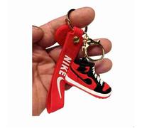 Porte clés basket NIKE de 6 cm ROUGE avec son dragonne de 10 cm plusieurs couleurs