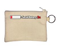 Porte-Clés Basse Énergie Sociale Concept Illustration Porte Monnaie Beige