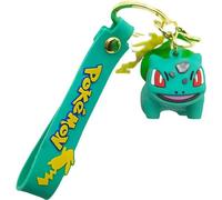 Porte-clés bébé Pokémon Bulbasaur avec boucle et mousqueton