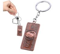 Porte-clés billet de cent dollars - Pendentif pour clé de voiture - Porte-clés en forme de dollar pour sac à dos, pendentif de sac à main, breloque pour homme et femme, C, Refer to description