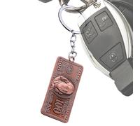 Porte-clés billet de cent dollars, porte-clés de voiture, porte-clés sac à dos, porte-clés dollar, porte-clés, pendentif de sac à main, clé créative, c, Siehe Beschreibung