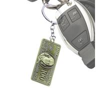 Porte-clés billet dollar, porte-clés de 100 dollars, porte-clés de voiture - porte-clés de sac à dos, porte-clés dollar, porte-clés, pendentif de sac à main, objet créatif, b, Siehe Beschreibung