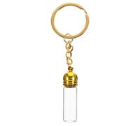 Porte-clés Bocal En Verre Petites Bouteilles En Verre Porte-clés Pendentif Bocaux Décoratifs Bouteilles De Voyage