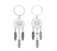 Porte-clés Boho - Pendentif Attrape-rêves Ornemental | Kit Attrape-rêves Portable De 11,2 Cm, Porte-clés De Voiture Boho Pour Filles, Porte-clés Attrape-rêves Léger Et Accessoires De Décoration Pour S