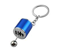 Porte-clés boîte de vitesses, porte-clés boîte de vitesses manuelle à 6 rapports, porte-clés créatif en forme de levier de vitesses, porte-clés voiture Stick Shift