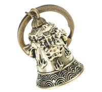 Porte-clés bouddhiste Mantra à Six mots, avec cloches, breloque, cloches élégantes, accessoires de Styles spirituels, son clair