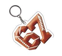 Porte-clés boule en acrylique - Porte-clés ornement 2D | Porte-clés sport pour enfants - pour sac à main, sac d'école, portefeuille, fête, anniversaire, compétition, style d, Refer to description