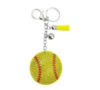 Porte-clés boule scintillante, Design en alliage, accessoire tendance pour les amateurs de mode et porte-clés scintillant