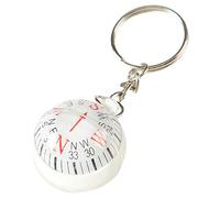 Porte-clés boussole miniature remplie de liquide pour une direction précise lors des excursions et activités de plein air