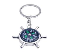 Porte-clés boussole randonnée boussole navigation étanche observation survie camping alpinisme bateau poche outil de survie