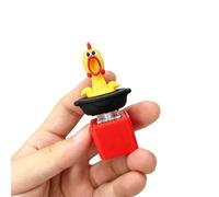 Porte-CléS Bouton Seagull Mine, Avec Son Réel et Lumière LED,Rechargeable Porte-CléS Fidget Toys Pour Les Adultes,B-2pcs
