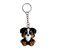 Porte-Clés Bouvier Bernois Kawaii - Porte hien Tricolore Original, Bijou de Sac, Accessoire pour Clés, Idée Cadeau, Figurine 3D