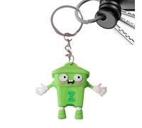 porte-clés | Breloque pour sac poubelle, sac à main, porte-monnaie, bagages, rétroviseur, téléphone, sac à main, camion, voiture, voyage, maison, quotidien, vacances, anniversaire, Vert, Refer to