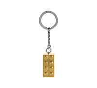 LEGO Classic 850808 Porte-clés brique métallique Doré 2 x 4