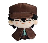 Porte-clés Bungo Stray Dogs en peluche Dazai Osamu Nakahara Chuuya - 12 cm - Joli porte-clés pour sac à dos - Cadeau de collection, Ranpo Edogawa, 12cm