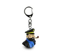 Porte-clés buste de Tintin Le Capitaine Haddock Moulinsart 4cm 42315 (2017)