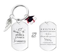 Porte-clés Cadeau de Graduation,Porte-clés de Remise de Diplôme de 2026,Cadeaux Inspirants Graduation,Porte-cles de Fin d'Études pour Cadeaux de Félicitations d'Obtention du Diplôme (1)
