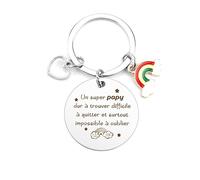 Porte Clés Cadeau Grand Pere Cadeau Papy Cadeau Papi Cadeau Fête des Pères Cadeau Noël Grand Pere Cadeau Fete des Papy Cadeau Fete des Grands Idée Cadeau Pour Papy Noel