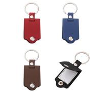Porte-Clés Cadre Photo 4 Pièces, Porte-Clés Personnalisés Créatifs, Porte-Clés en Cuir PU, Porte-Clés Cadeaux