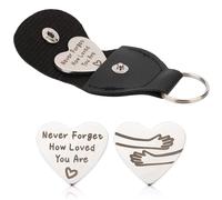 Porte Clés Câlin de Poche & Porte Clés en Cuir, Jeton de Câlin de Coeur pour Petite Amie Petit Ami Câlin de Poche Pocket Hug Token pour Amis Femmes Hommes Cadeaux de Noël Thanksgiving Amitié
