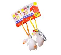 Porte-clés canard à changement de couleur avec ajout métallique en PVC | Testeur de crème solaire, mesure de la lumière du soleil, dépend de la température, durable, équipement d'extérieur