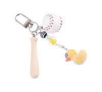 Porte-clés canard jaune avec des styles sportifs et charmants pour un usage quotidien en tant que fan de dessin animé pour adultes, b, taille unique