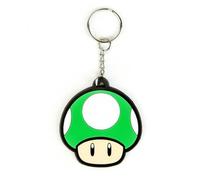 Porte-clés caoutchouc Mario: Champignon 1 UP