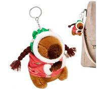 Porte-clés Capibara en peluche, porte-clés Capibara, accessoire mode sac à dos Decor - animaux en peluche, jouets, manteau, veste , tresse, tonaca, capybara, pendentif pour sac, sac à dos