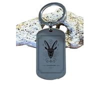Porte-clés Capricorne gravé au laser astrologie - Cadeau d'anniversaire du zodiaque signe horoscope, breloque signe astrologique
