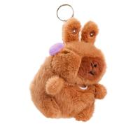 Porte-clés Capybara - Breloque De Sac En Peluche Avec Corde À Tirer, Pendentif Pour Sac À Dos En Peluche, Porte-clés En Forme D'animal Doux, Accessoire Décoratif Mignon, Ornement Léger À Suspendre | B