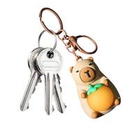 Porte-clés Capybara - Pendentif Capybara drôle et lumineux réaliste, porte-clés créatif Capybaraa | Porte-clés animal pour la famille, les amis et les qui aiment l'apparence des personnages.