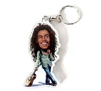Porte-Clés Caricatures Music Legends Bob Marley 8 Cm