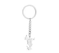 Porte-Clés Carte De France Mayotte - Pour Femmes Hommes Porte-Clés Pendentif Carte De Géométrie À La Mode, Porte-Clés Carte De Style Ethnique Sac À Main Sac À Dos Porte-Clés De Voit